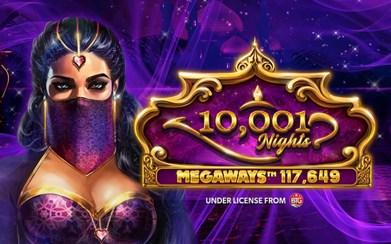 Try your luck with the 10,001 Nights casino game on MCW Promotions app.