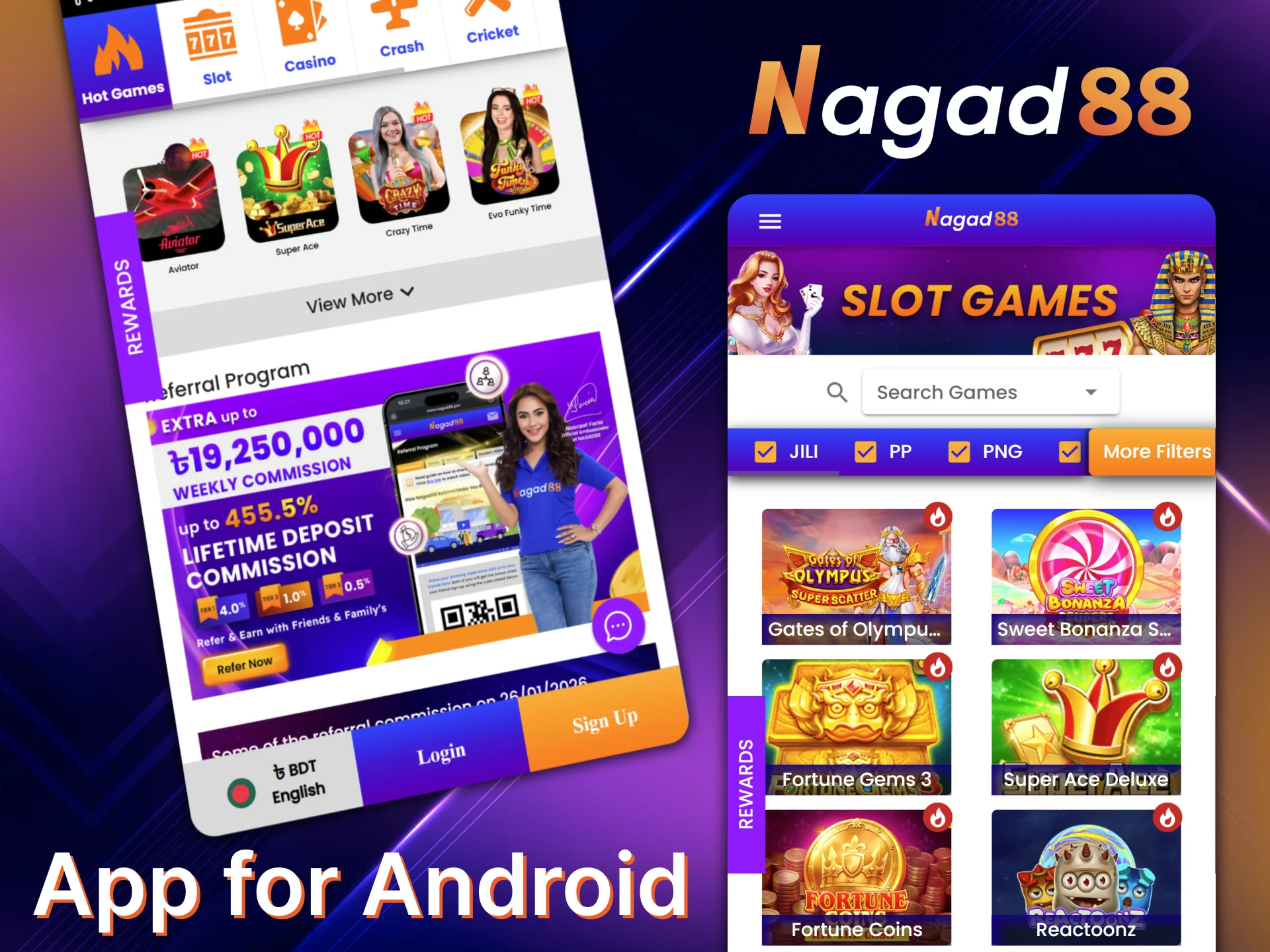 Download the official MCW Promotions app for android to start playing.