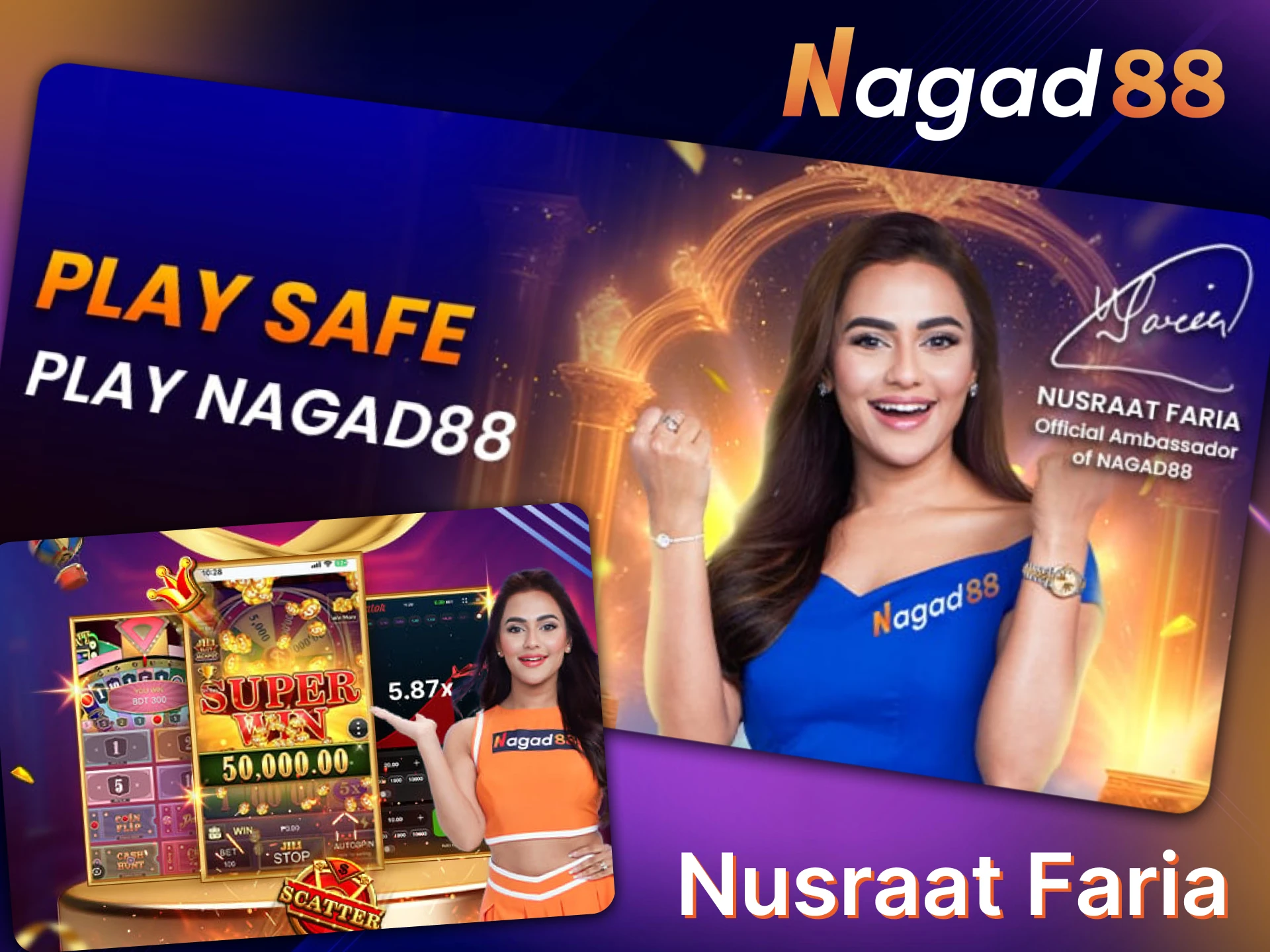 Meet Nusraat Faria the official brand ambassador for MCW Promotions in Bangladesh.
