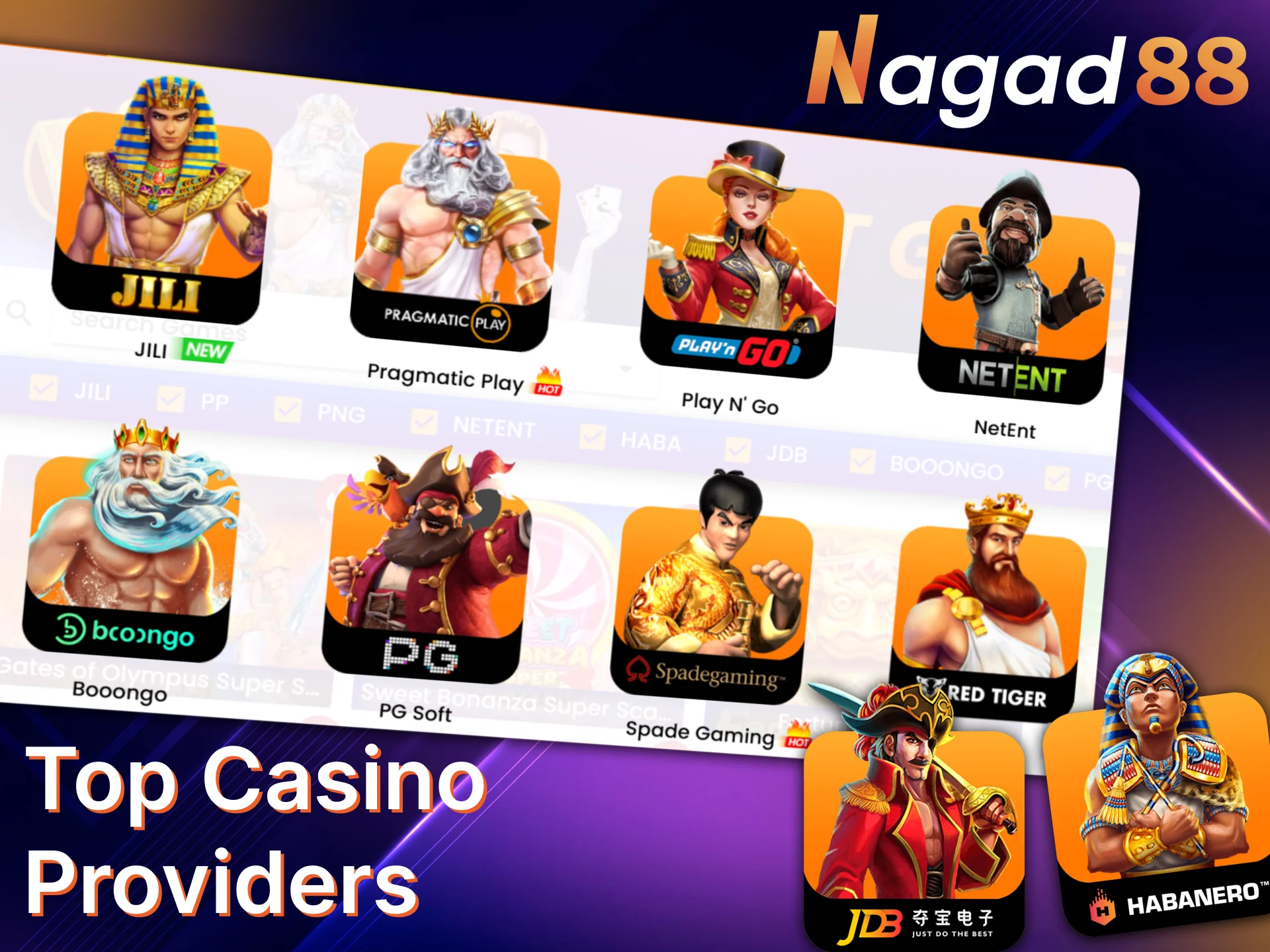 Explore games from the top casino providers at MCW Promotions.